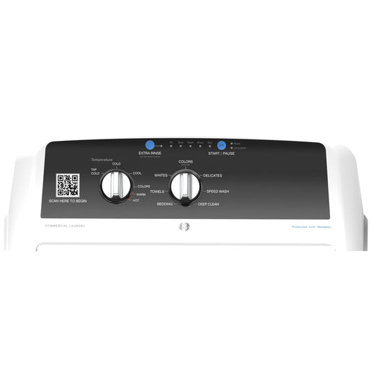 VTW525ASRWB GE® 4.2 cu. ft. Capacity Commercial Washer with Stainless Steel Basket, Built-In App Payment System SITE WIFI REQUIRED