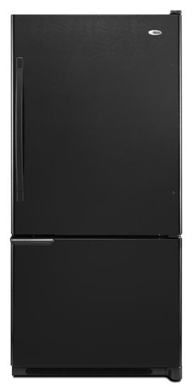 21.9 cu. ft. Bottom-Freezer Refrigerator(Black)