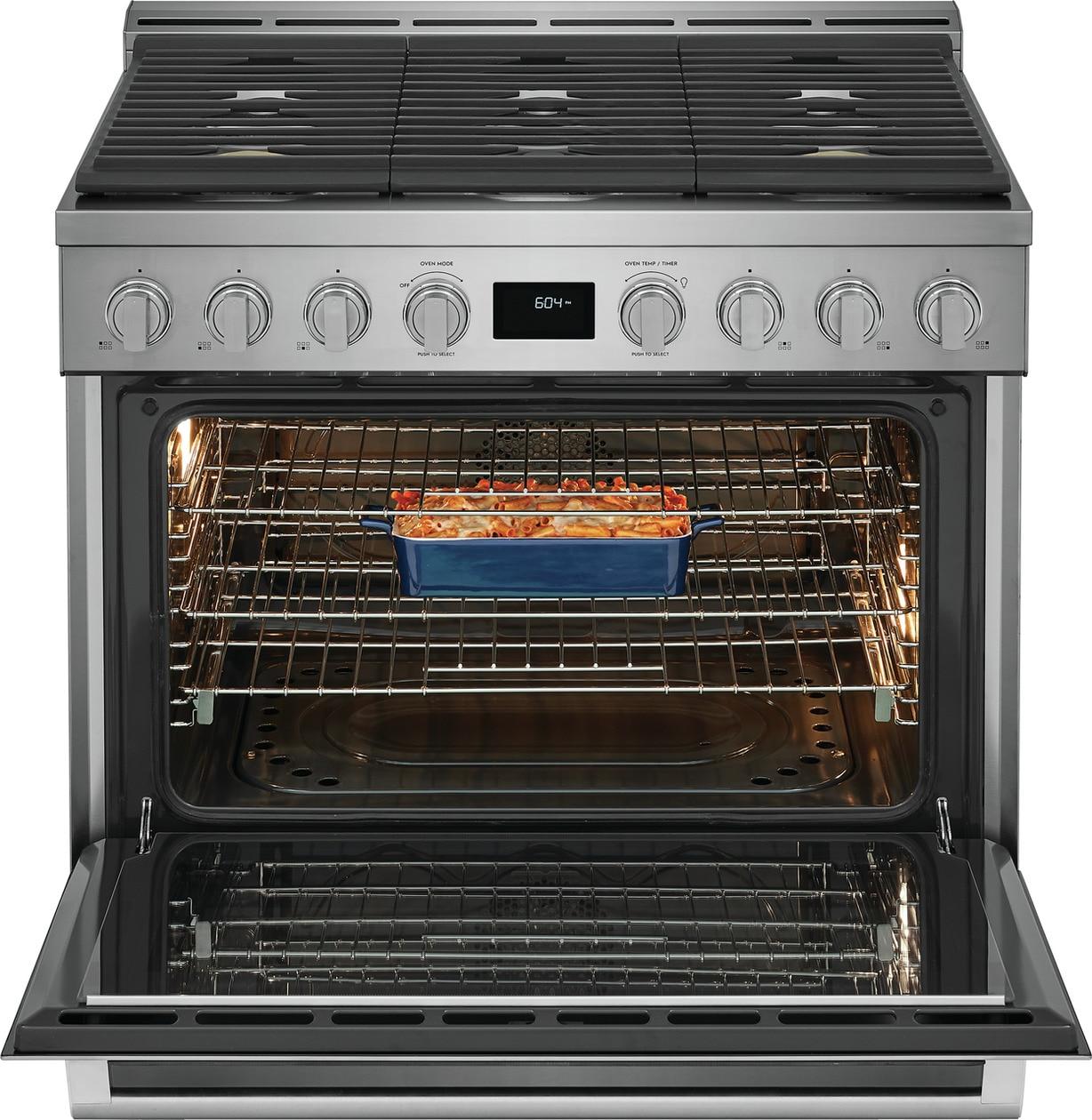 Electrolux ECFG3668AS 36" Front Control Freestanding Gas Range
