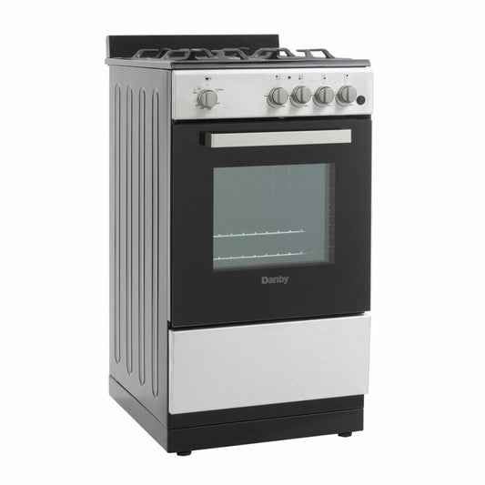 DR20V1BSSGLP Danby 20" Wide Gas Range in Stainless Steel