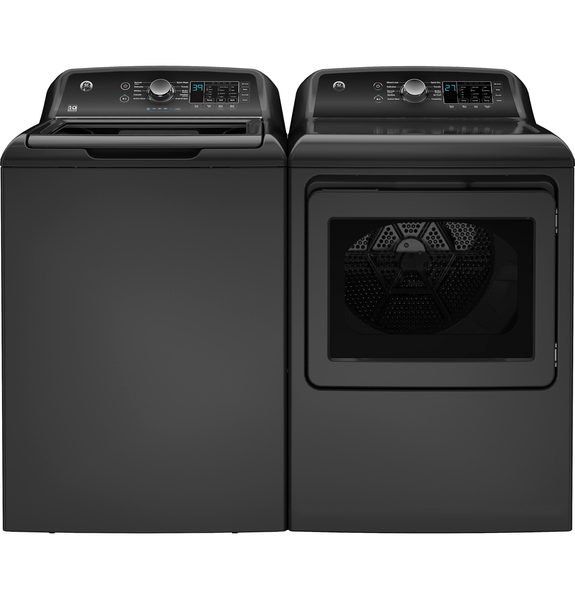 GTD58EBPVDG GE® 7.4 cu. ft. Capacity Electric Dryer with Up To 120 ft. Venting and Sensor Dry