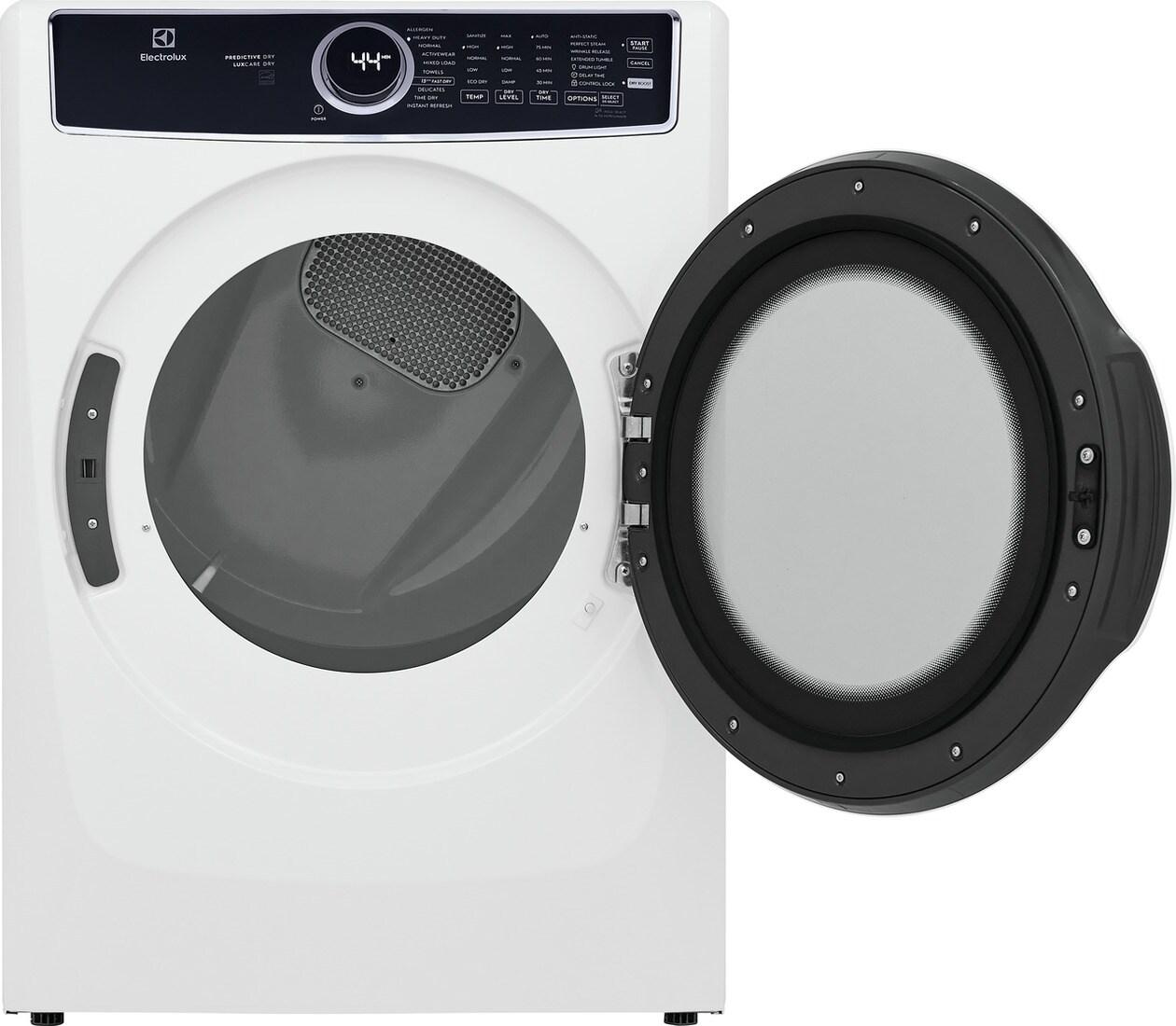 Electrolux ELFG7537AW Front Load Perfect Steam™ Gas Dryer with Predictive Dry™ and Instant Refresh - 8.0 Cu. Ft.
