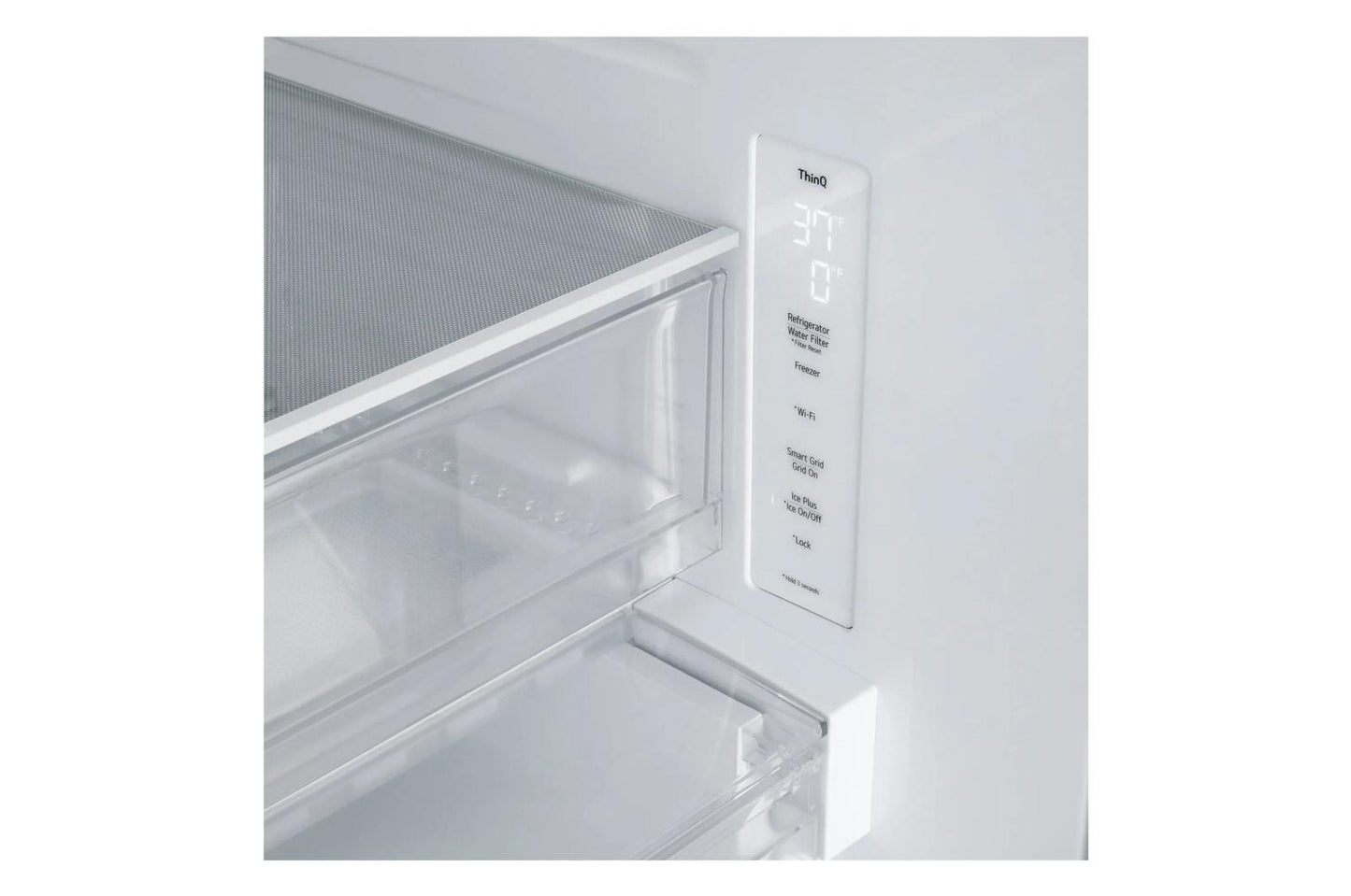 Lg LF25H6330S 25 cu. ft. Standard-Depth MAX™ 3-Door French Door Refrigerator with External Ice and Water Dispenser