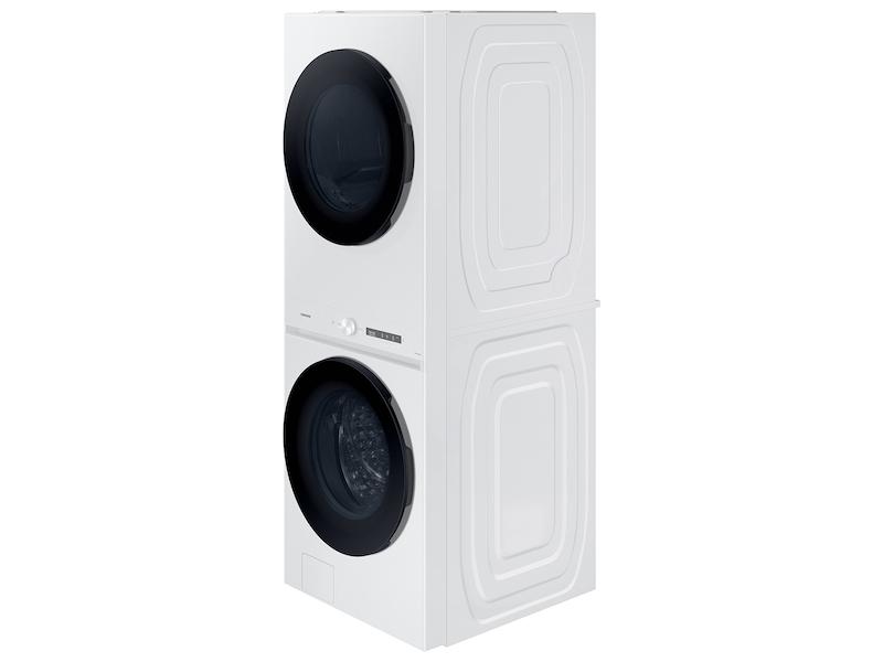 Samsung WH46DBH100EW Bespoke 4.6 cu. ft. AI Laundry Hub™ Large Capacity Single Unit Washer with Steam Wash and 7.6 cu. ft. Electric Dryer in White