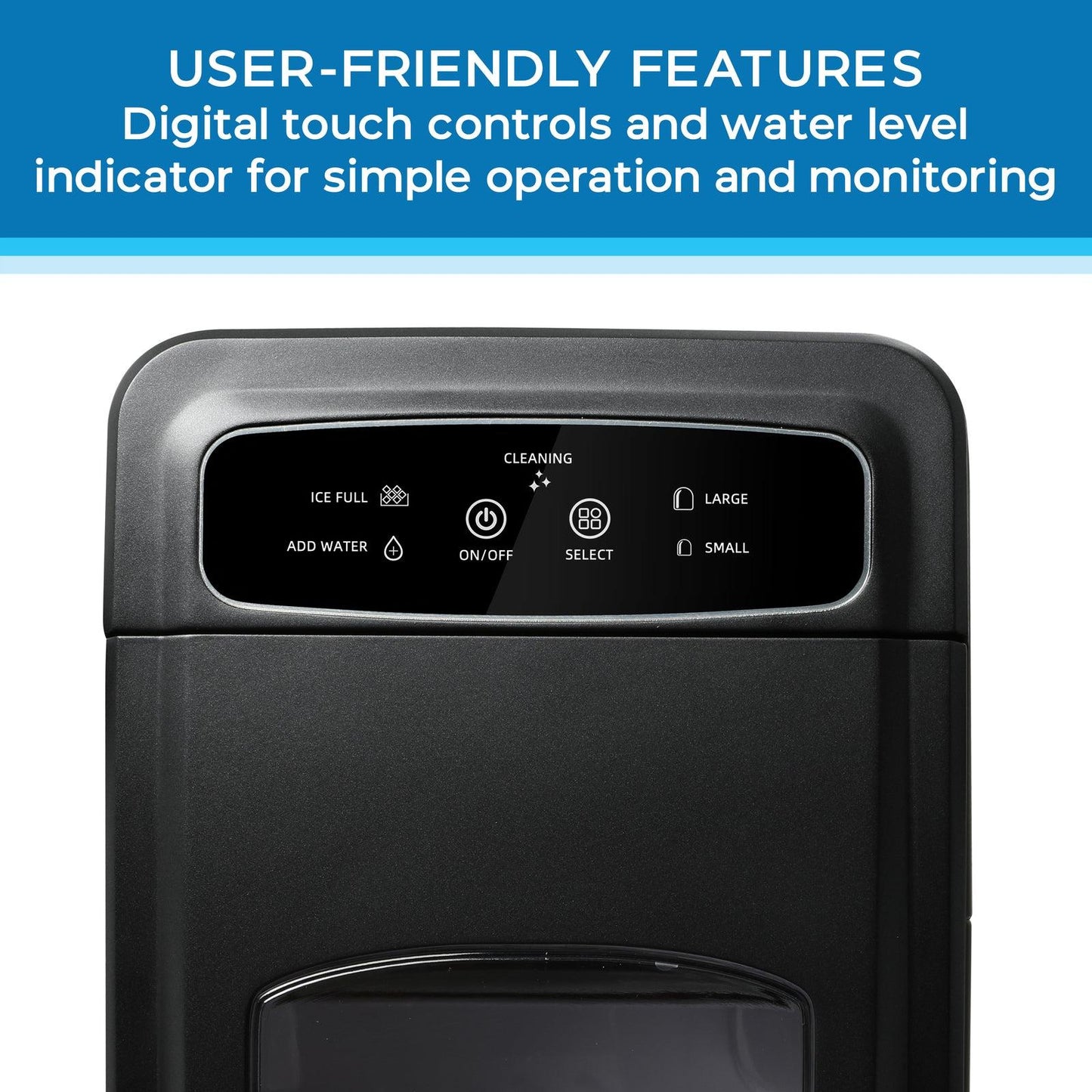 AVIM2625BK Avanti Mighty Ice Countertop Bullet Ice Maker