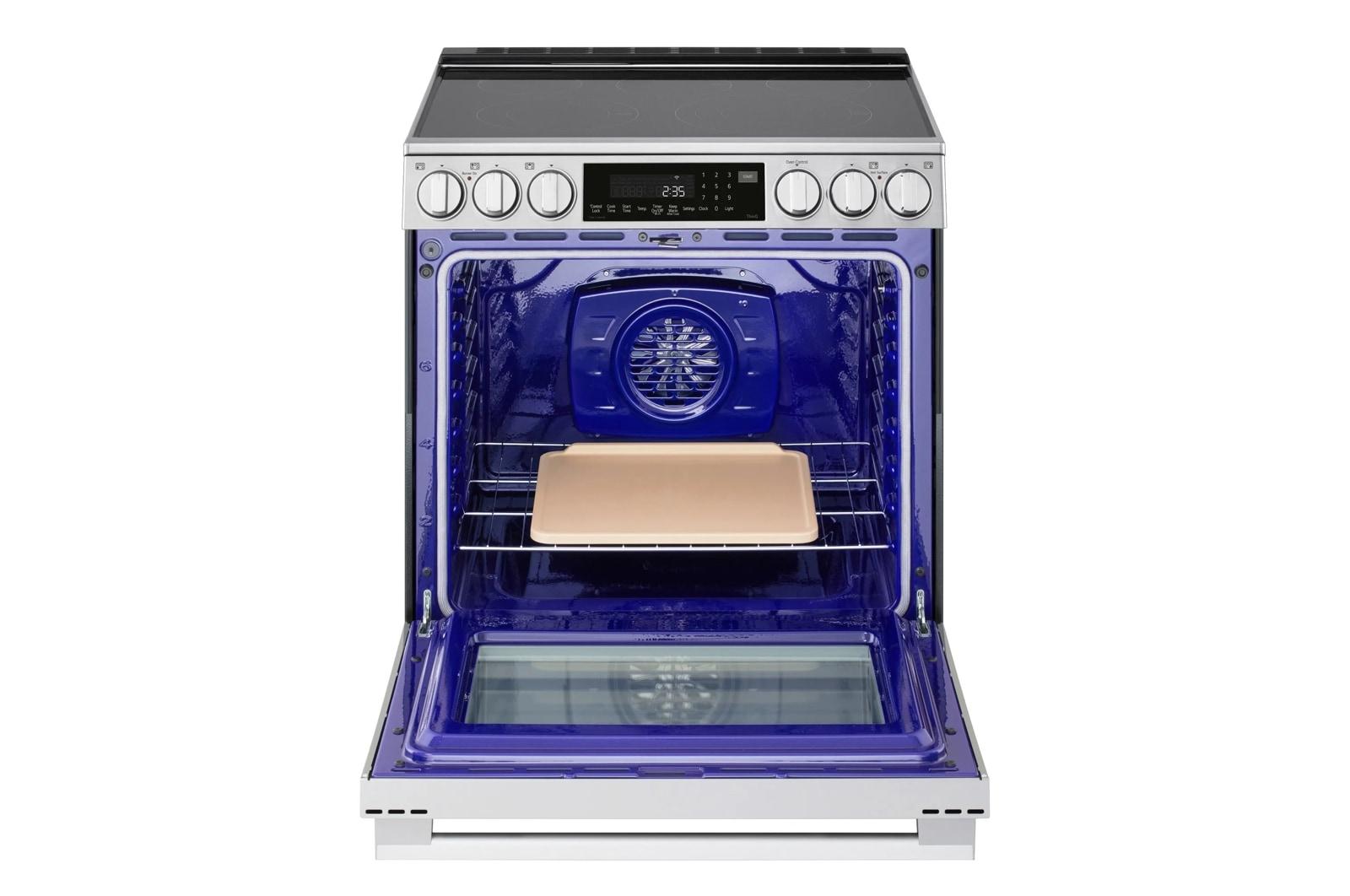 Lg LSEL6337XE 6.3 cu. ft. Smart Electric Slide-in Range with InstaView®, ProBake Convection®, and Air Fry