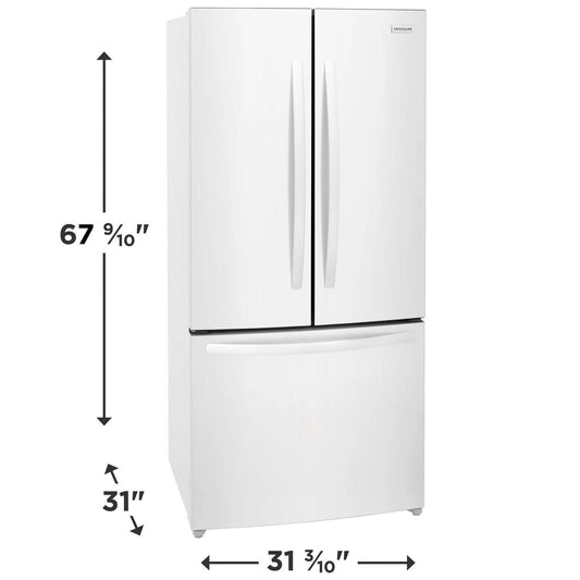 Frigidaire FRFG1723AW 18 Cu. Ft. Counter-Depth French Door Refrigerator