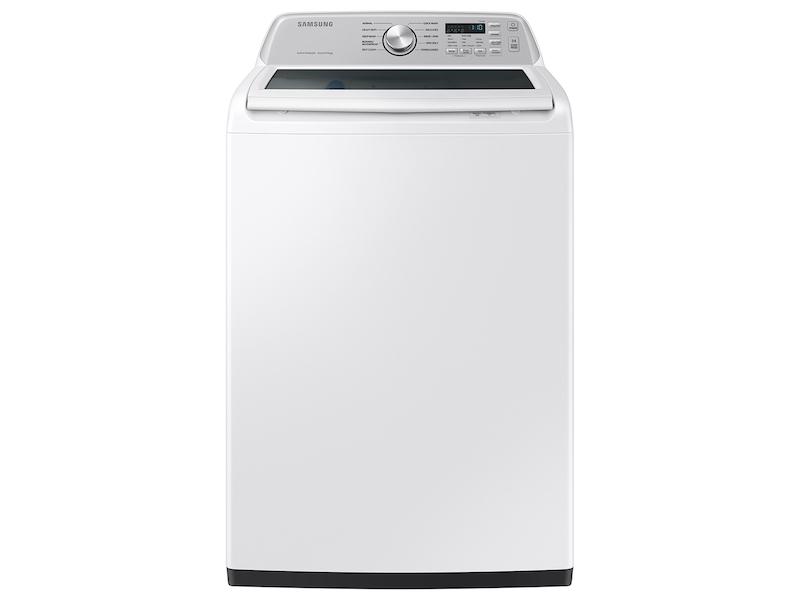 Samsung 4.7 cu. ft. Large Capacity Smart Top Load Washer with Active WaterJet in White