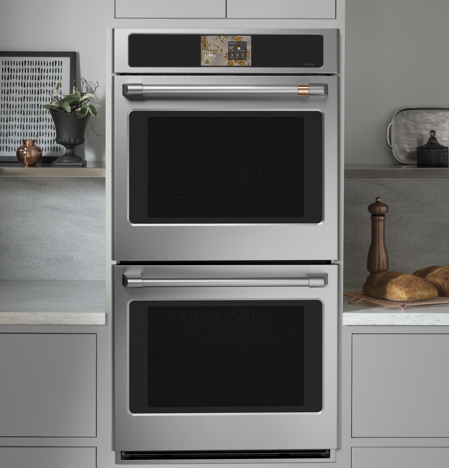 Cafe CKD70DP2ZS1 CAF(EBACK)™ 27" Smart Double Wall Oven with Convection