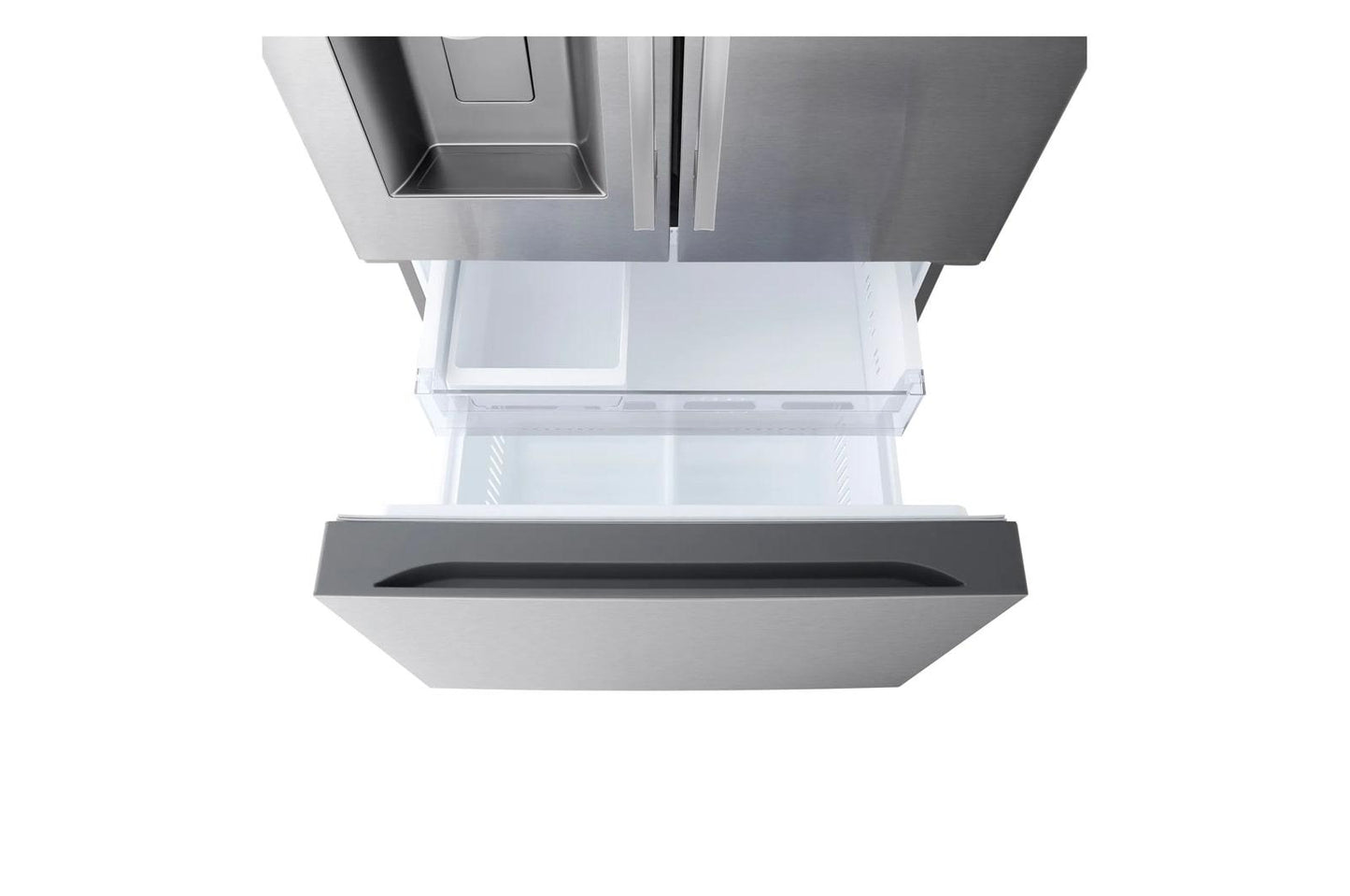 Lg LF25H6330S 25 cu. ft. Standard-Depth MAX™ 3-Door French Door Refrigerator with External Ice and Water Dispenser