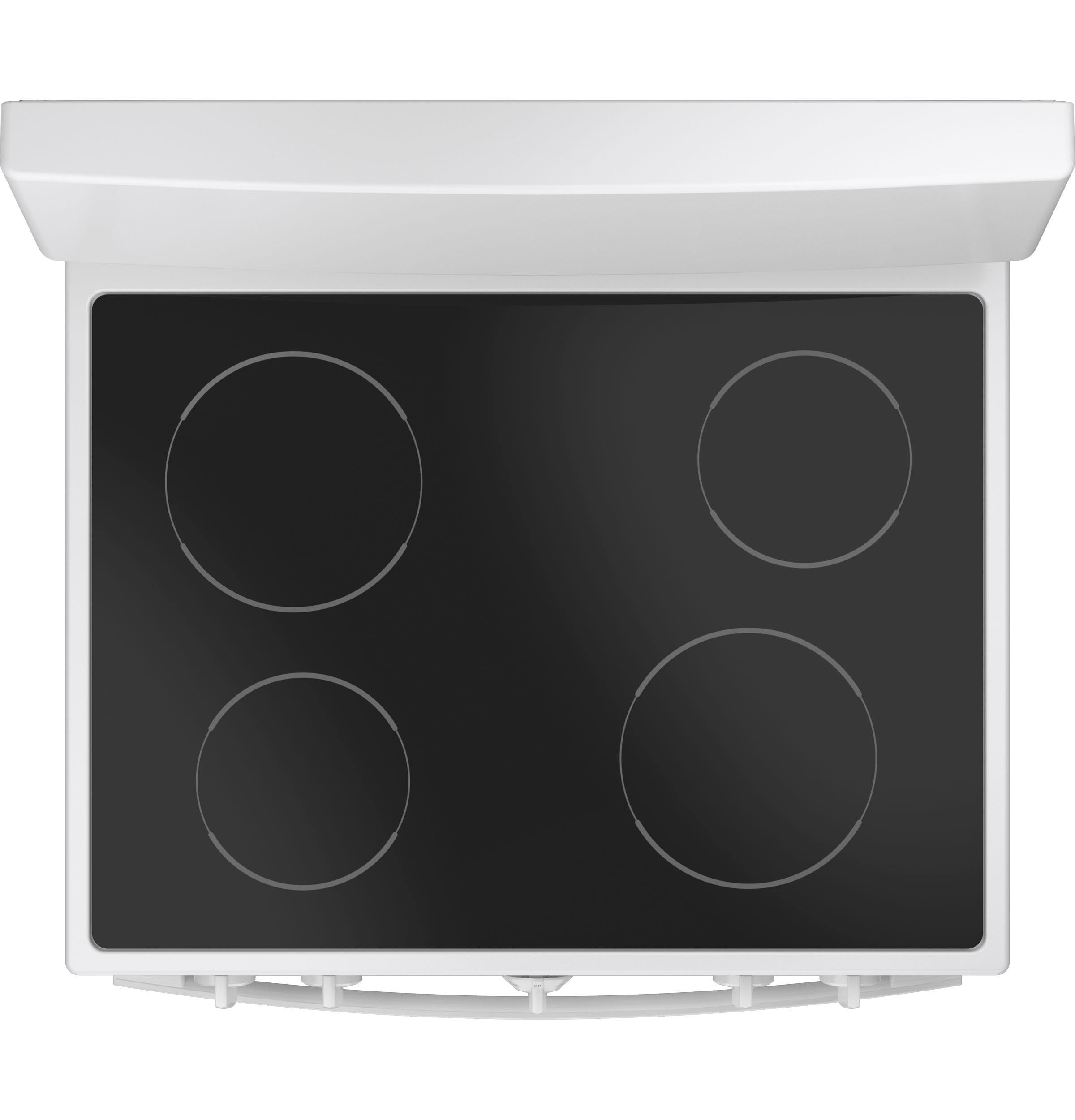 JB480DYWW GE® ENERGY STAR® 30" Free-Standing Electric Radiant Smooth Cooktop Range