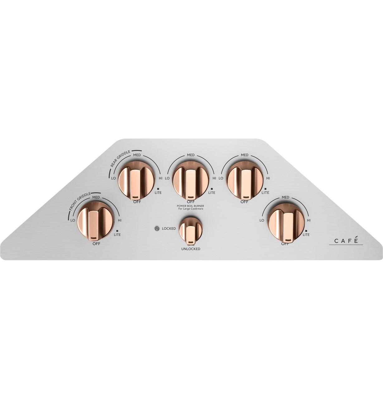 Cafe CGP95302MS1 CAF(EBACK)™ 30" Gas Cooktop