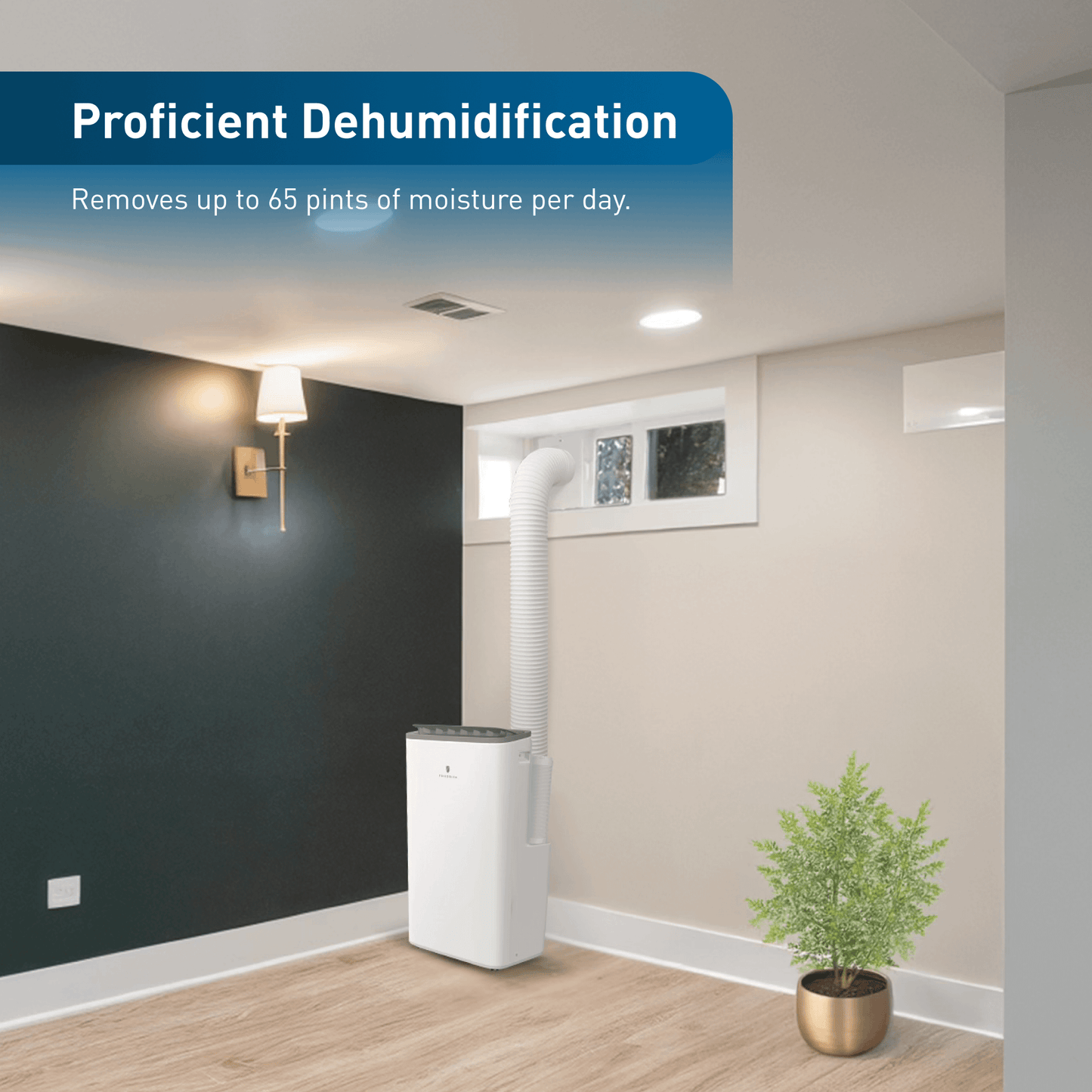 ZCP12SB Friedrich ZoneAire Select 12,000 BTU Single-Hose Smart Portable Air Conditioner