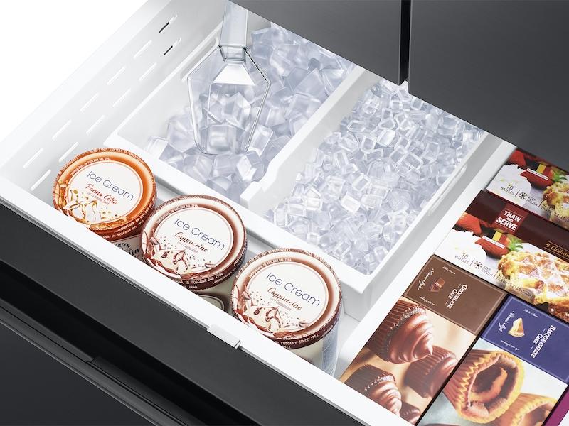 Samsung RF32CG5100MTAA 32 cu. ft. Mega Capacity 3-Door French Door Refrigerator with Dual Auto Ice Maker in Matte Black Steel