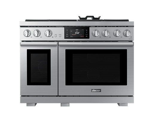 Dacor 48" Dual-Fuel Range, Silver Stainless, Natural Gas/Liquid Propane