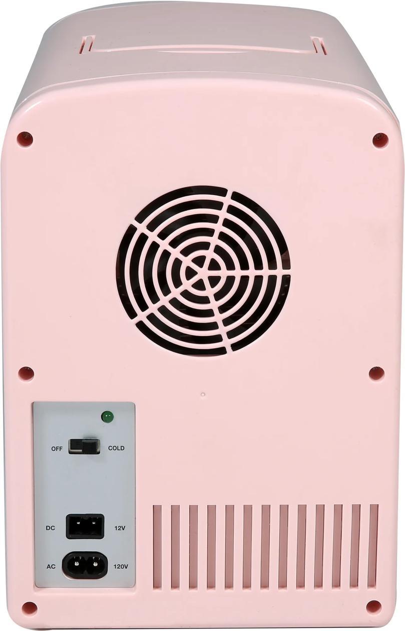 Frigidaire EFMIS175PINK 9-Can Retro Mini Fridge Cooler - Pink