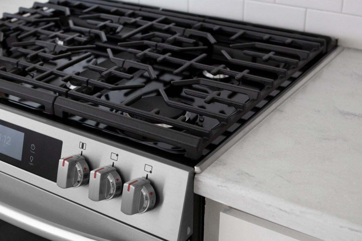 Frigidaire 11NBSTGSSS Front Control Gas Range Stainless Steel 4-Piece Trim Kit