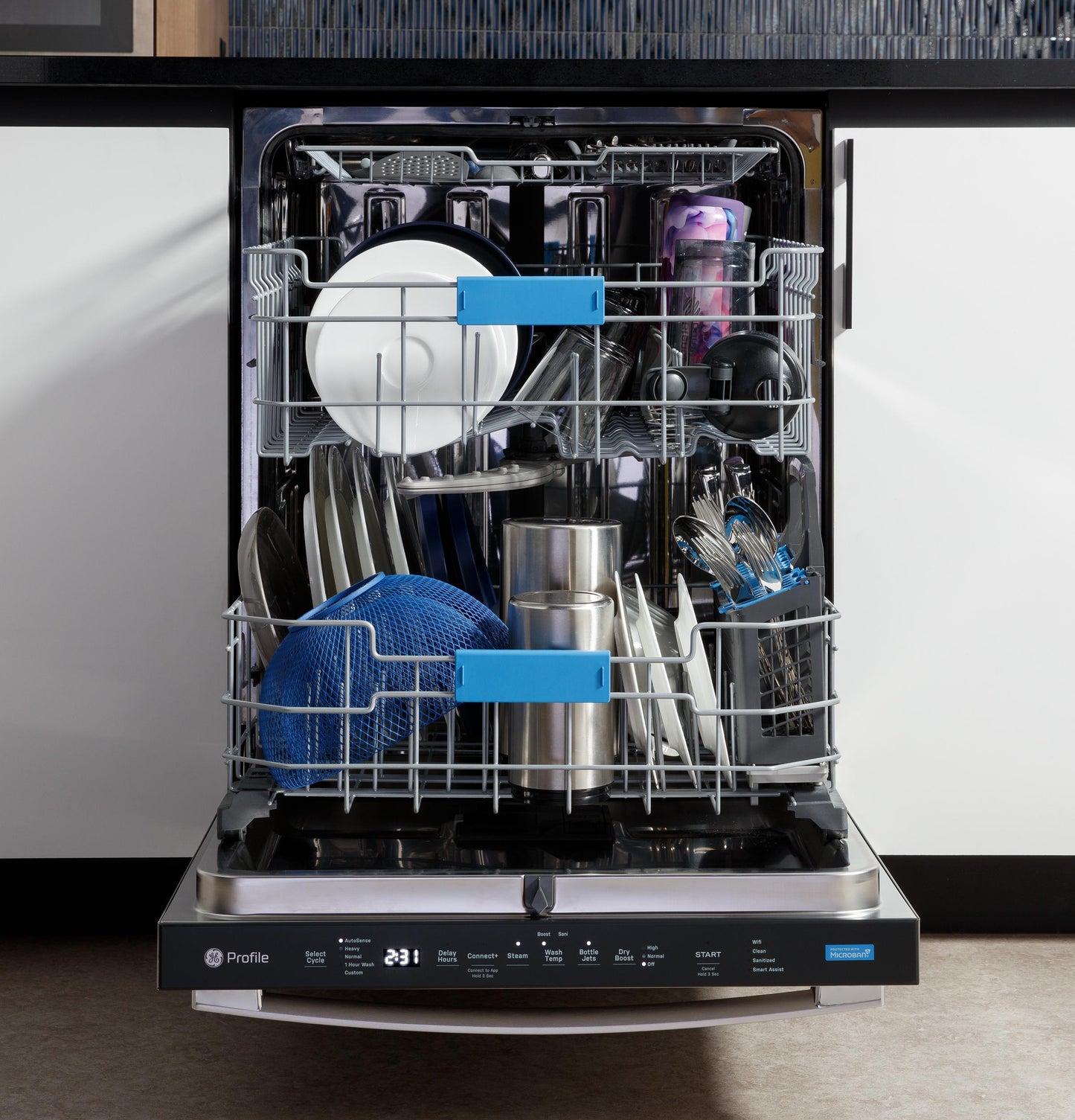 PDT715SYVFS GE Profile™ ENERGY STAR® Fingerprint Resistant Top Control Stainless Interior Dishwasher with Microban™ Antimicrobial Technology