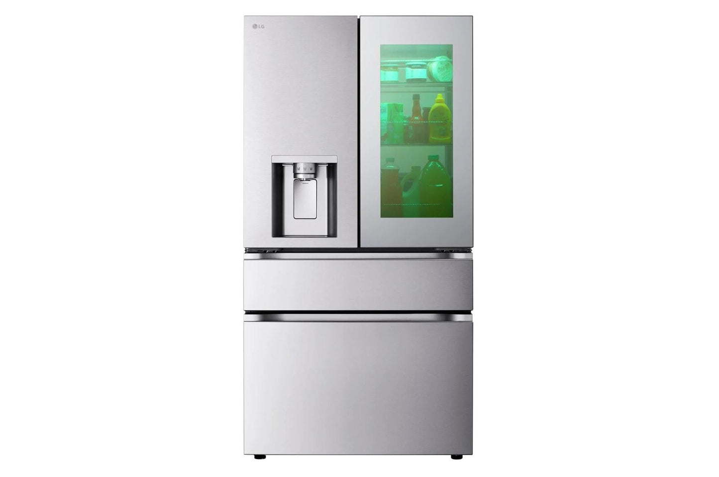Lg LF29S9775S 29 cu. ft. Standard-Depth MAX™ 4-Door French Door Refrigerator with Mirror InstaView® MyColor™ and Mini Craft Ice™
