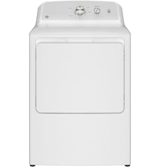 GTD38EASWWS GEĀ® 7.2 cu. ft. Capacity Electric Dryer with Up To 120 ft. Venting and Reversible Door