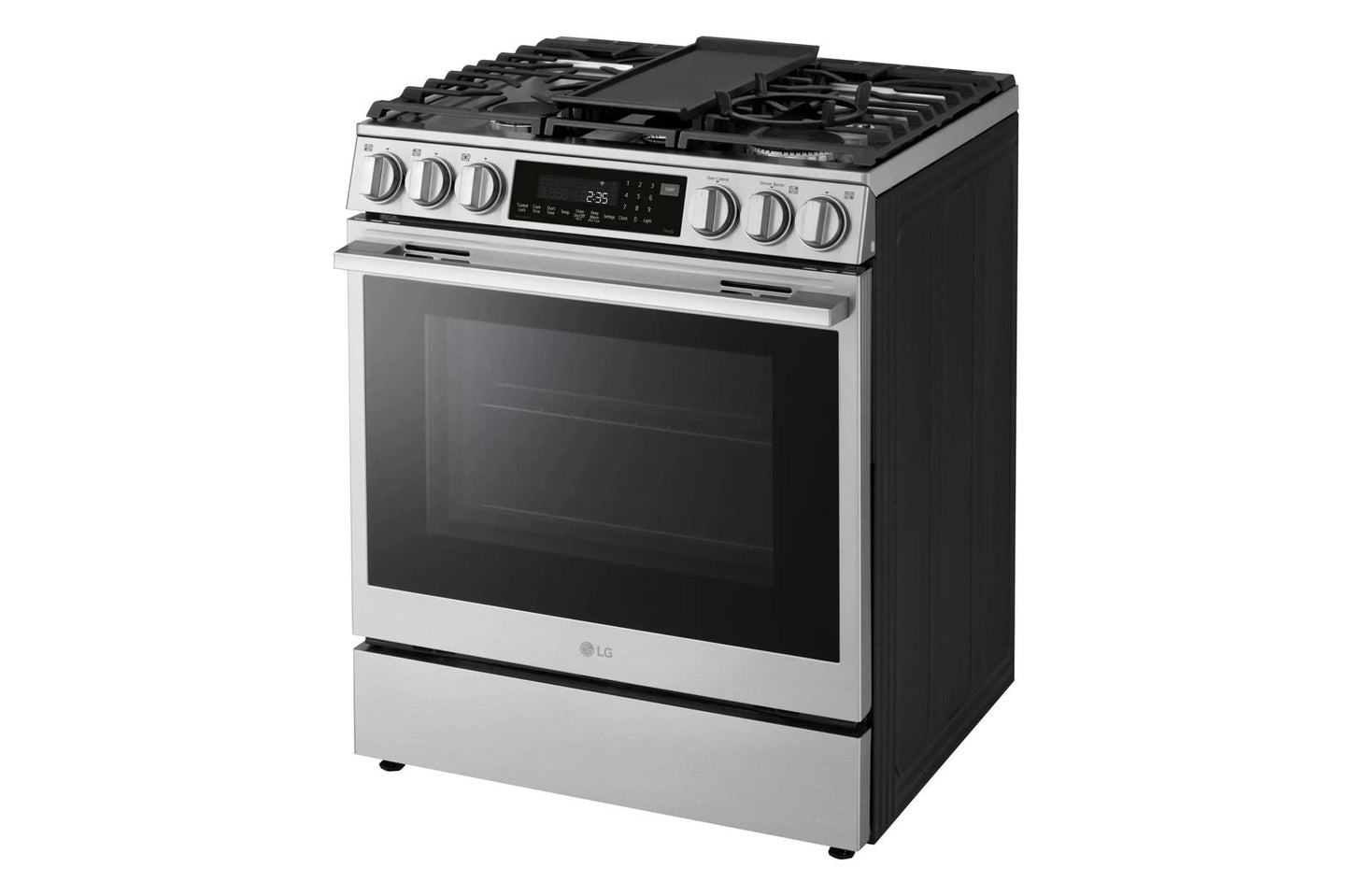 Lg LSGL6337X 6.3 cu ft. Smart Gas Slide-In Range with InstaView®, ProBake Convection®, and Air Fry