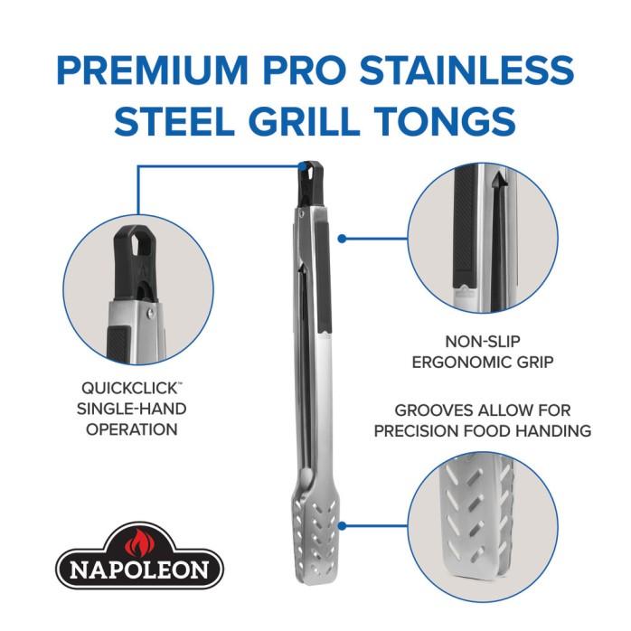 Napoleon Bbq GATL008 Premium Grill Tongs PRO Series