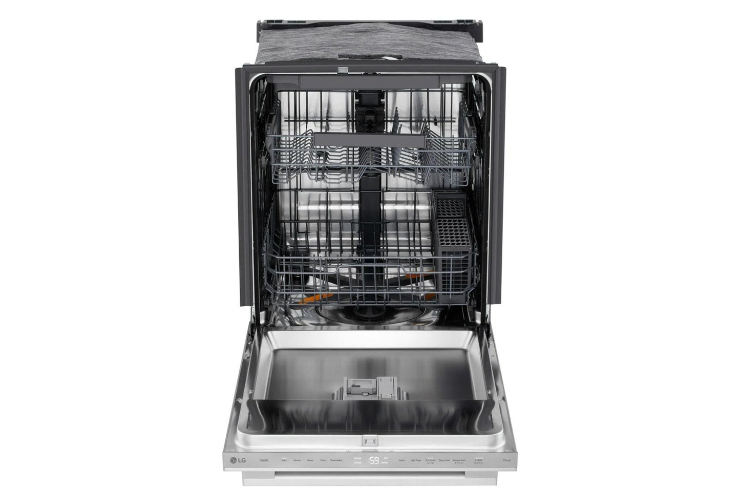 Lg LDNTM545S Smart FlushFit™ Top Control Dishwasher with 1-Hour Wash & Dry, QuadWash® Pro, and Dynamic Heat Dry™ w/AutoVent Dry™