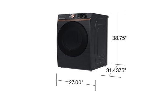 Samsung DVE50BG8300V Front Load Electric Dryer Steam Sanitize+ Sensor Dry 7.5 cu.ft.
