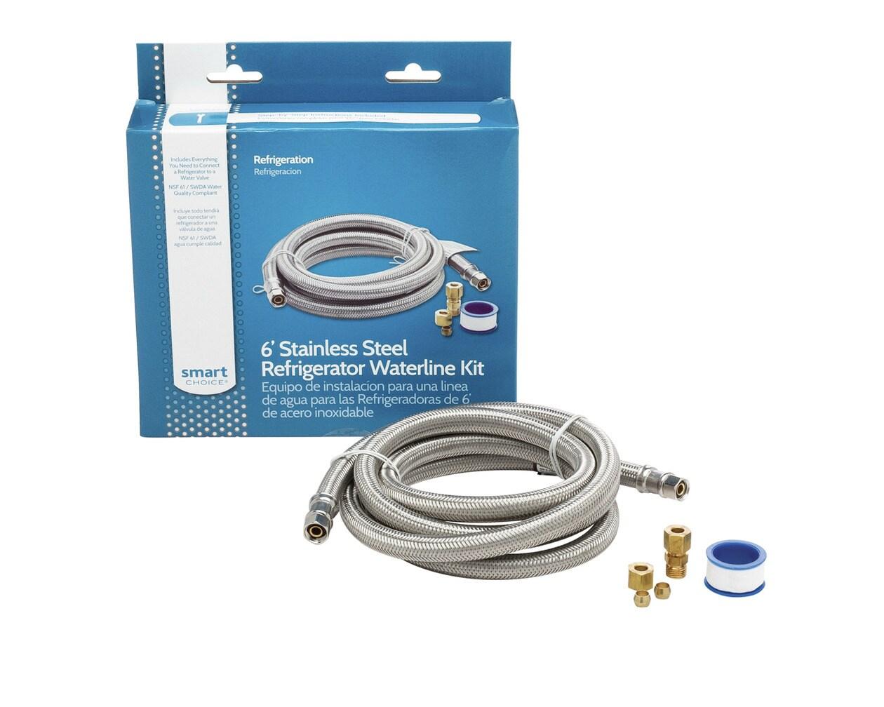 Electrolux 5304490728 6' Stainless Steel Refrigerator Waterline Kit