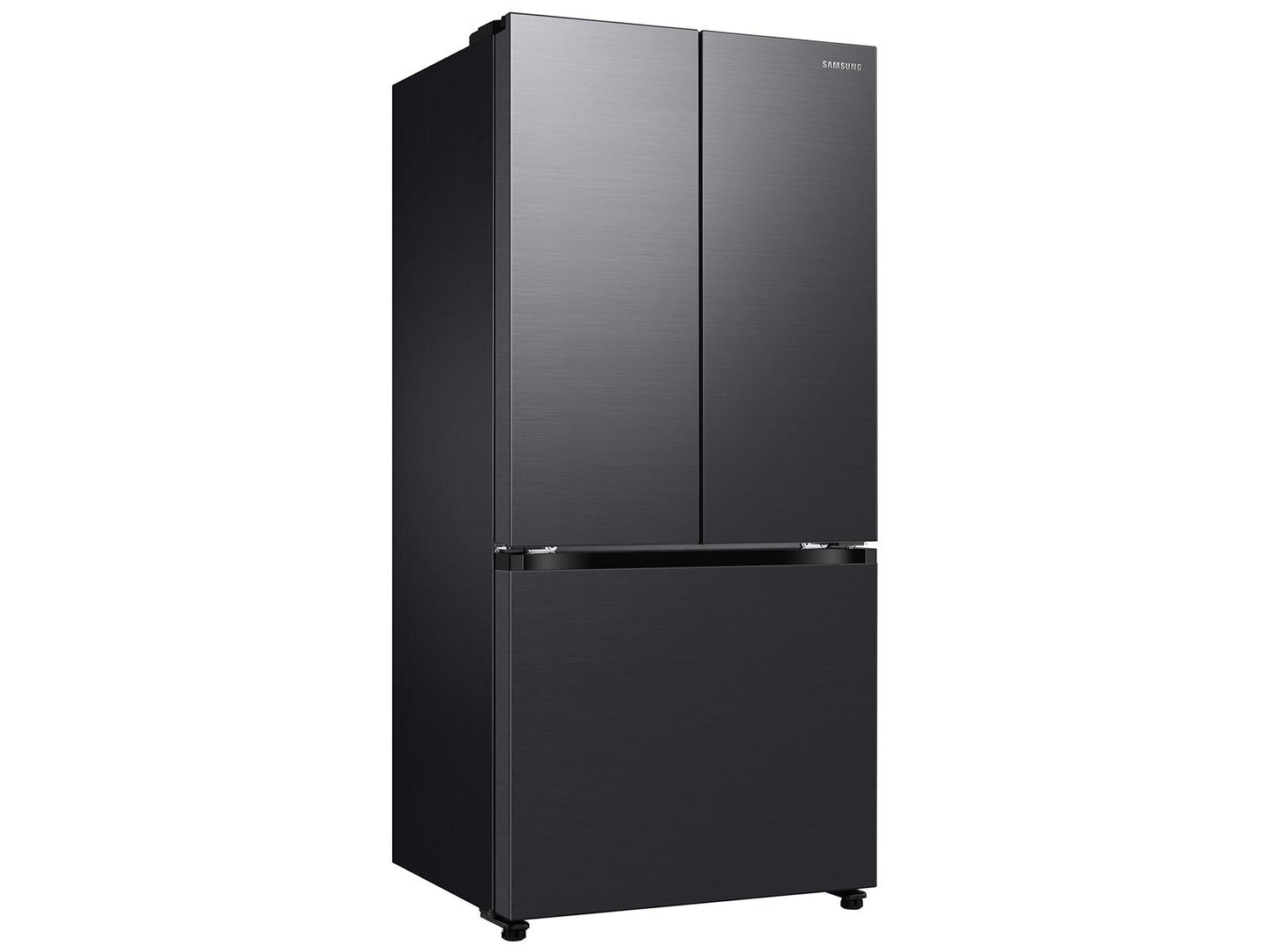 Samsung RF18A5101MT 18 cu. ft. Counter Depth 3-Door French Door Refrigerator in Matte Black Steel