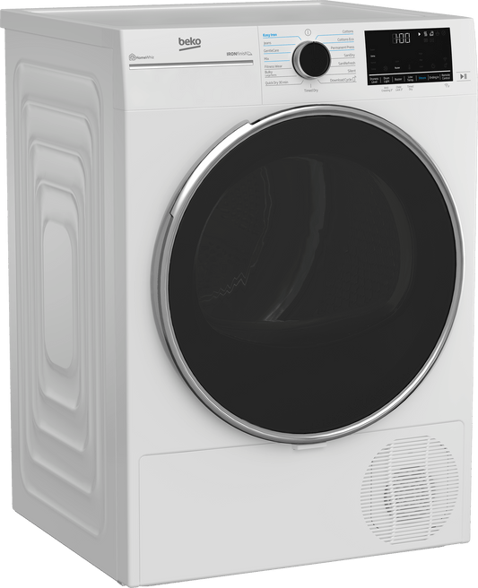 Beko HPD24414W2 24" Heat Pump Ventless Front Load Dryer