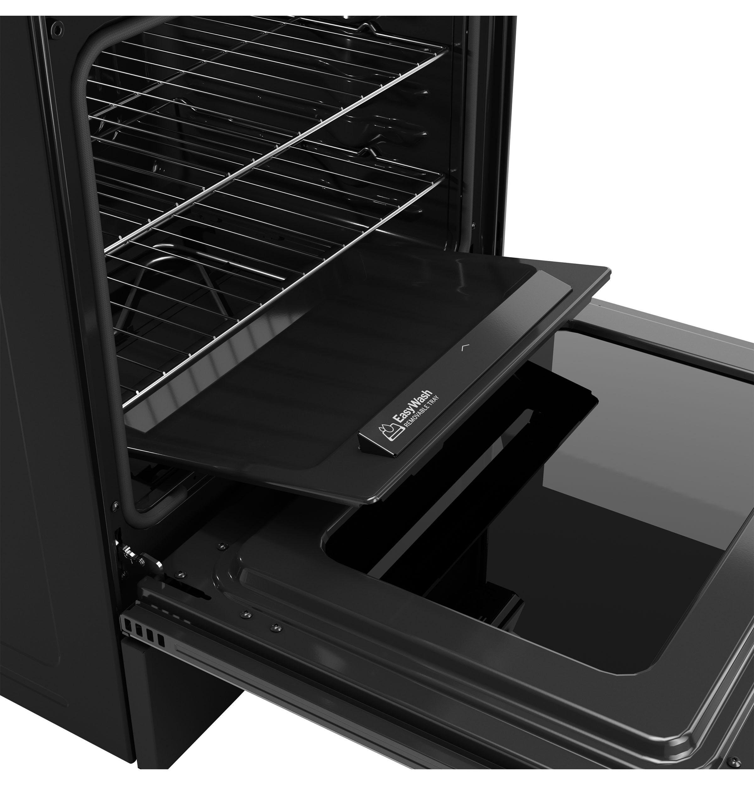 GRS600AVDS GE® ENERGY STAR® 30" Slide-In Electric Convection Range with No Preheat Air Fry and EasyWash™ Oven Tray