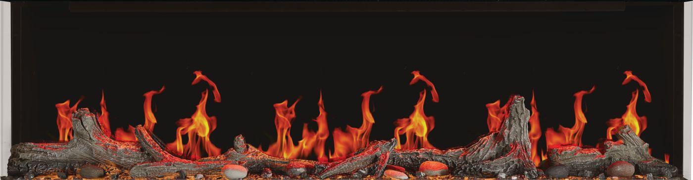 Napoleon Bbq NEFL65LCD3SV Luminex 65 LCD Electric Linear Built-in Fireplace