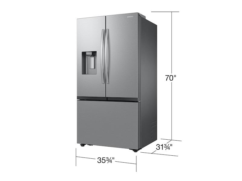 Samsung 26 cu. ft. Mega Capacity Counter Depth 3-Door French Door Refrigerator with Four Types of Ice in Stainless Steel