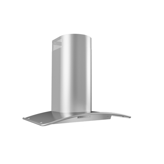 Zephyr ZMIM90CS Milano Connect Wall, 90cm, SS, LED, ACT