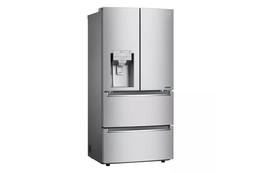 Lg 18.3 cu. ft. Counter-Depth French Door Refrigerator with Tall Ice and Water Dispenser