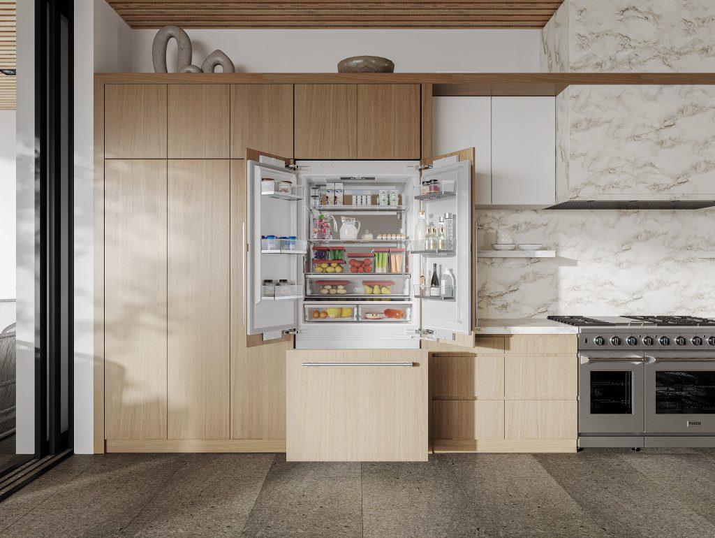 XRF3619BFPSS Thor Kitchen 36-inch French Door Built-in Panel-ready Refrigerator - Xrf3619bfp-ss