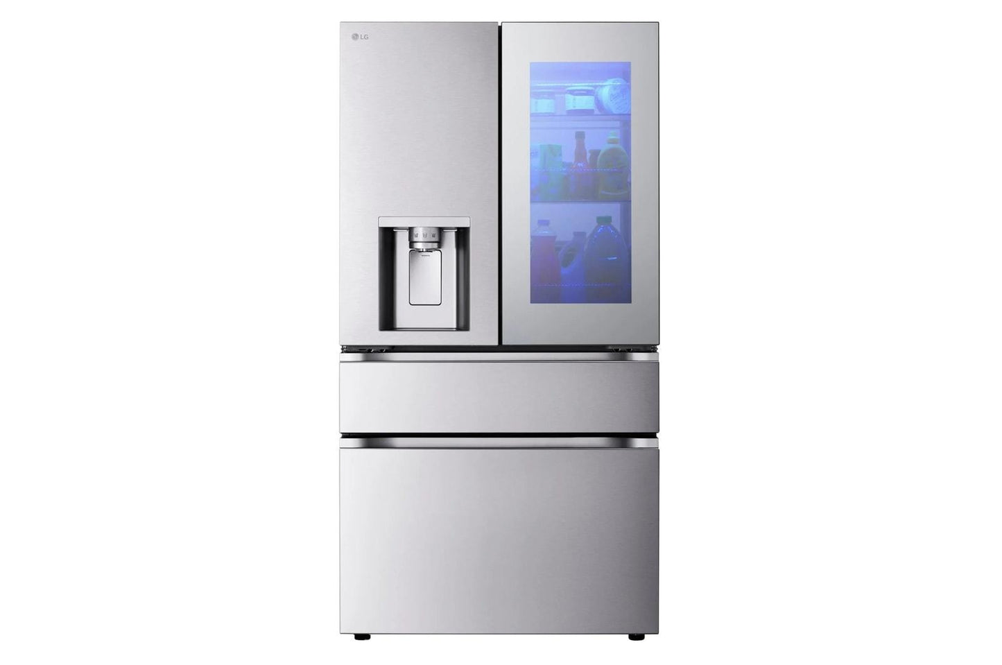 Lg LF29S9775S 29 cu. ft. Standard-Depth MAX™ 4-Door French Door Refrigerator with Mirror InstaView® MyColor™ and Mini Craft Ice™
