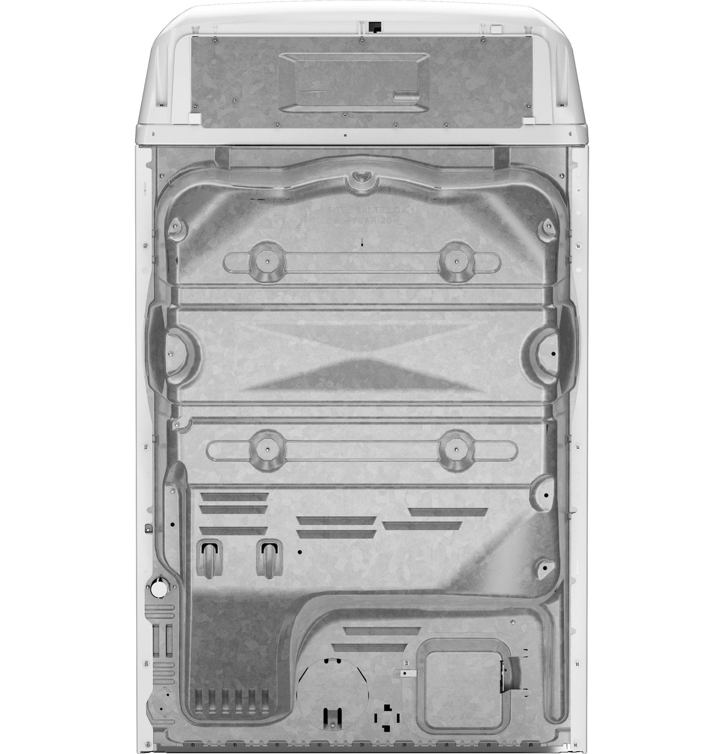 GTD58EBSVWS GE® 7.4 cu. ft. Capacity Electric Dryer with Up To 120 ft. Venting and Sensor Dry