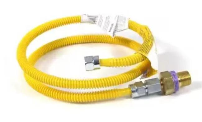 Frigidaire 5304438525 4' Long 3/8" OD Gas Connector with Safety Plus Excess Flow Valve