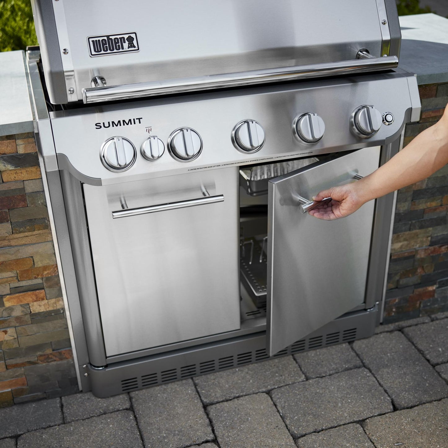 Weber 1500043 Summit® SB38 S Built-In Gas Grill (Natural Gas) - Stainless Steel