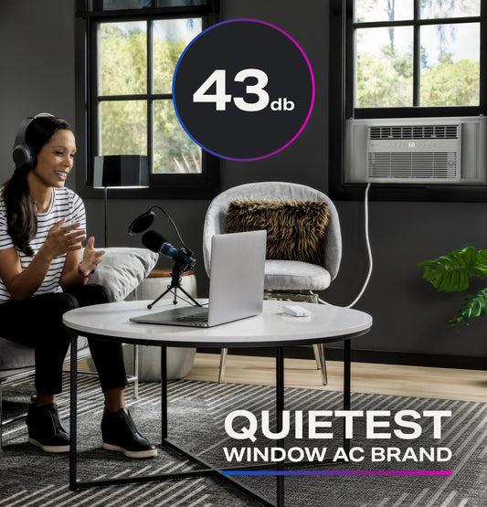 PWJV10WWF GE Profile™ 10,000 BTU Inverter Smart Ultra Quiet Window Air Conditioner for Medium Rooms up to 450 sq. ft.