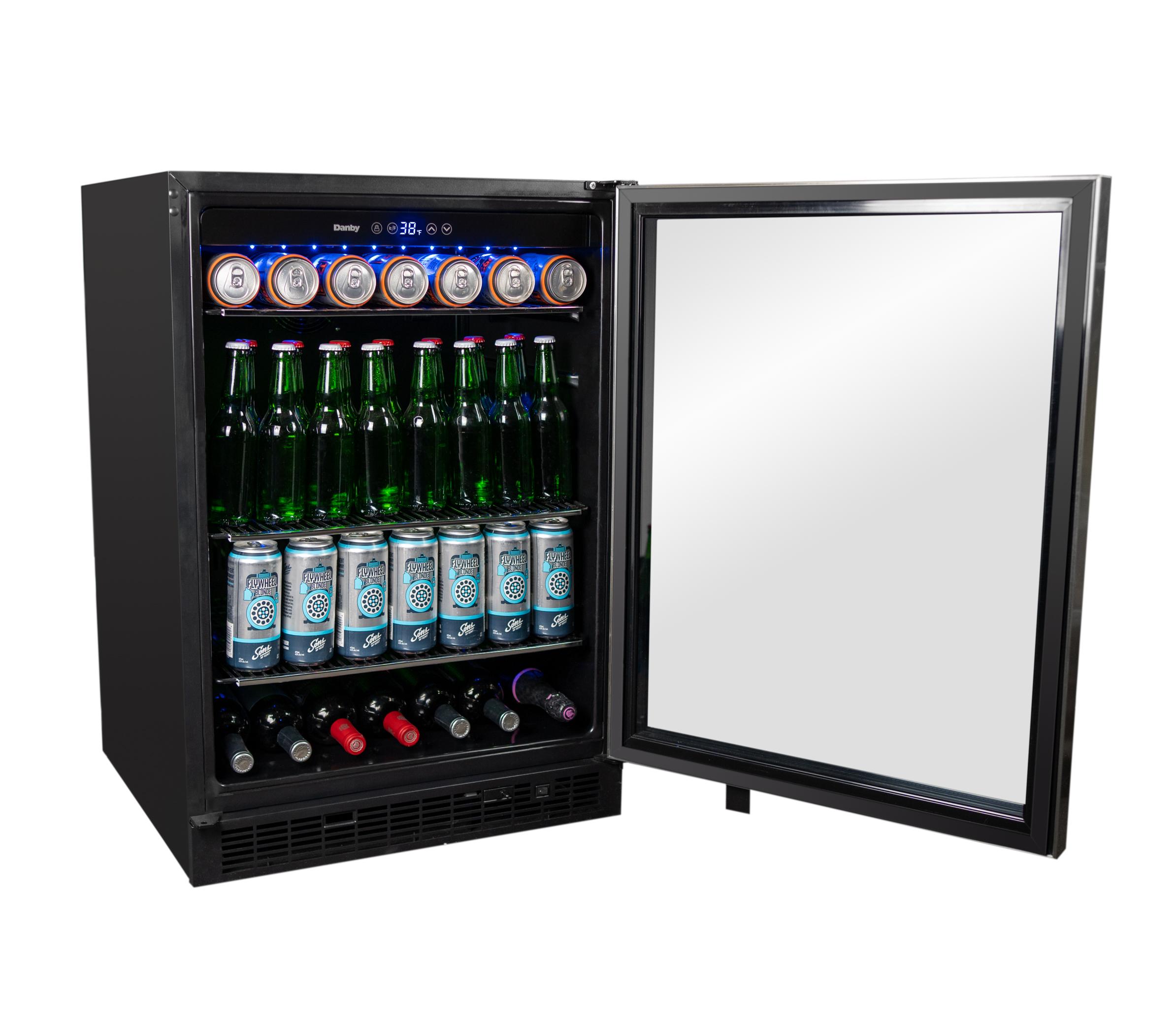 Danby 5.7 cu. ft. Built-in Beverage Center in Stainless Steel