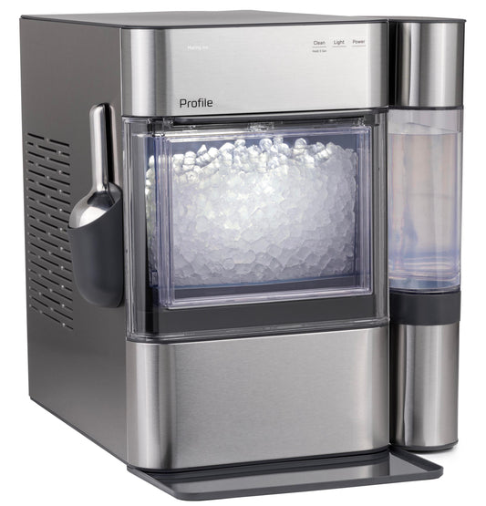 XPIO13SWSS GE Profile™ Opal™ 2.0 Ultra Nugget Ice Maker with Side Tank and Scale Inhibiting Filter
