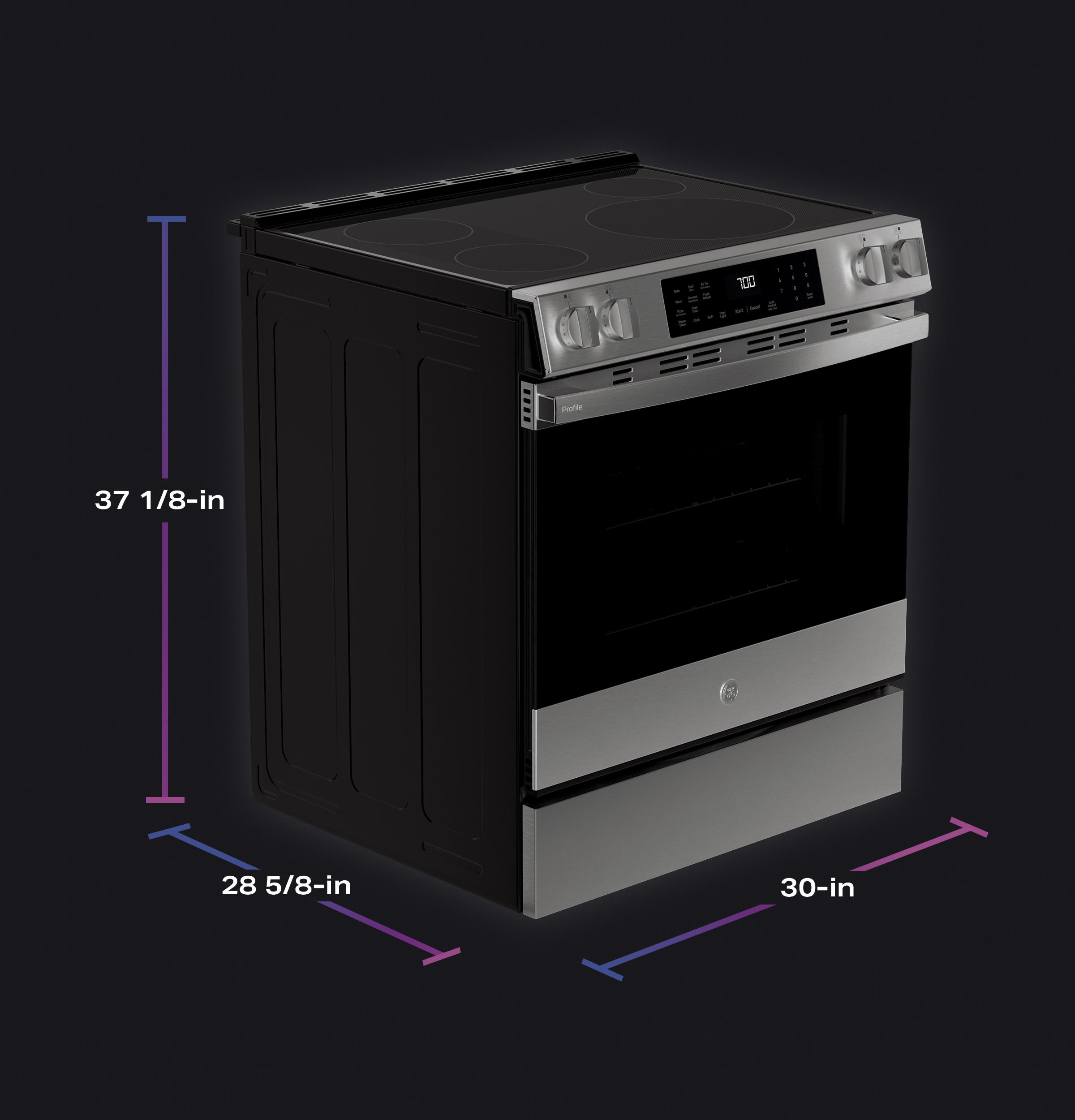 PHS700AYFS GE Profile™ ENERGY STAR® 30" Smart Slide-In Induction and Convection Range with No Preheat Air Fry and EasyWash™ Oven Tray