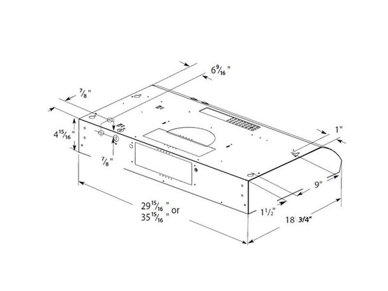 Elica Optional Duct Transition, 7" Round