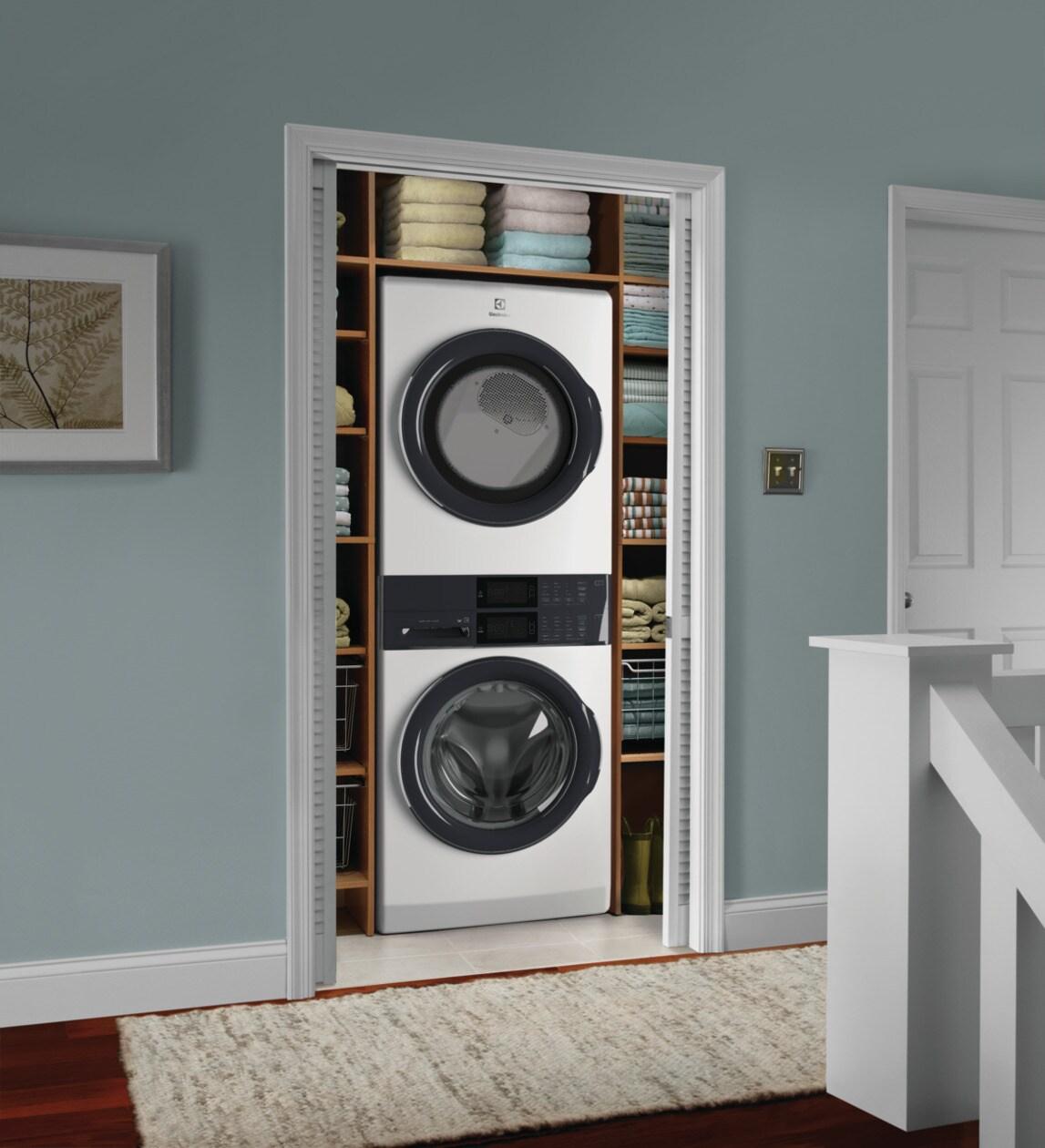 Electrolux ELTG7300AW Laundry Tower Single Unit Front Load 4.4 Cu. Ft. Washer & 8 Cu. Ft. Gas Dryer