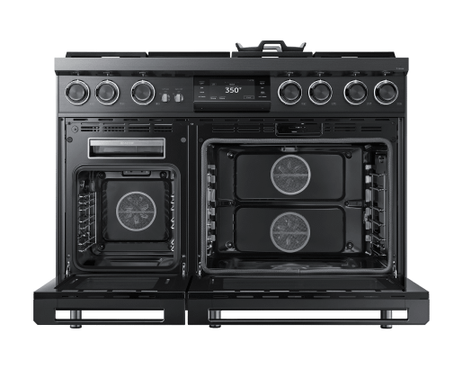 Dacor 48" Pro Dual-Fuel Steam Range, Graphite Stainless Steel, Natural Gas