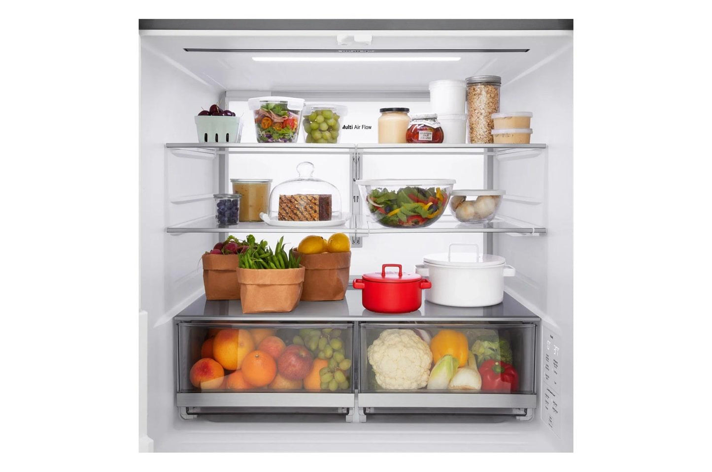 Lg LF29S9730S 29 cu. ft. Standard-Depth MAX™ 4-Door French Door Refrigerator with Mini Craft Ice™ and Full-Convert Drawer™