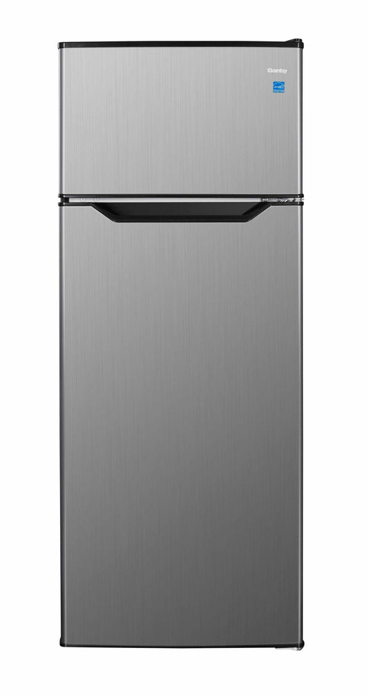 DPF074B2BSLDB6 Danby 7.4 cu. ft. Apartment Size Top Mount Fridge in Stainless Steel Look